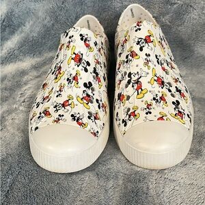 Disney Adult Mickey Mouse Slip-On Shoes - White